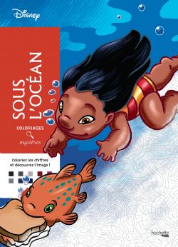 COLORIAGES MYSTÈRES DISNEY - SOUS L'OCÉAN (LIVRE DE COLORIAGE PAR NUMÉROS)